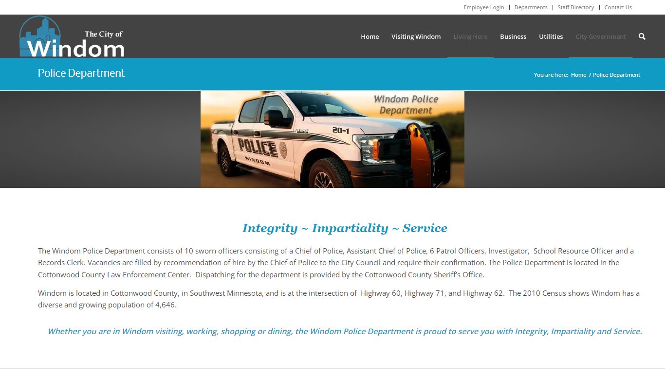 Police Department - Windom, Minnesota